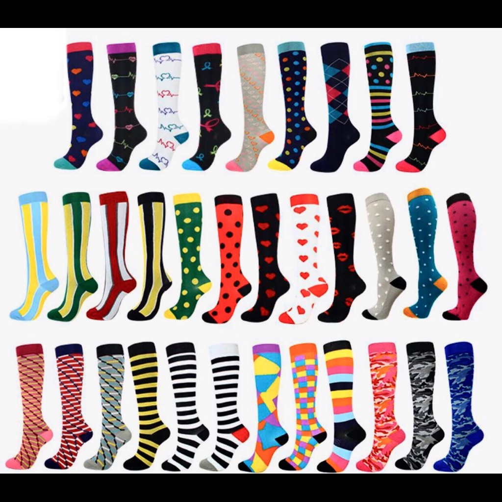 8 Pairs Compression Socks 2030 Mmhg
